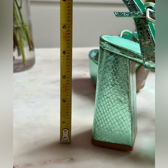 Chinese Laundry Mint Green Platform Shoes NWB - Picture 5 of 11